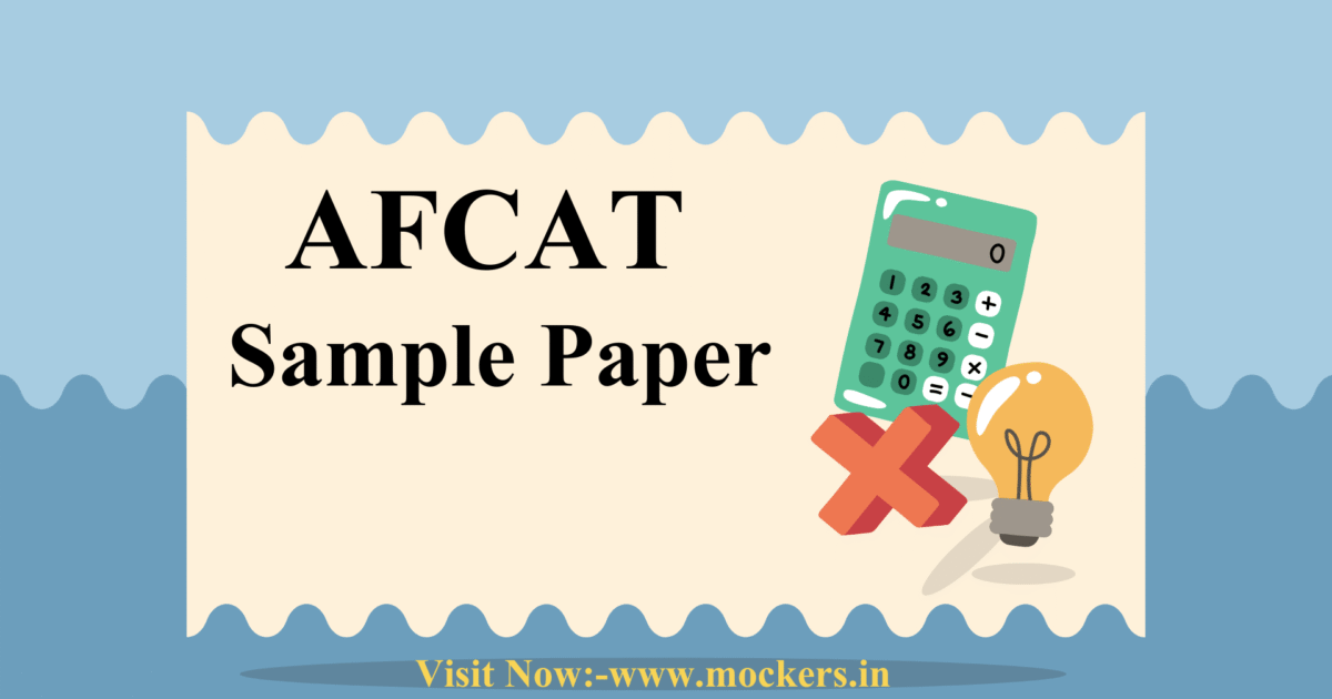 AFCAT Sample Paper
