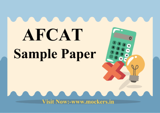 AFCAT Sample Paper