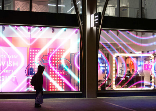 transparent LED display